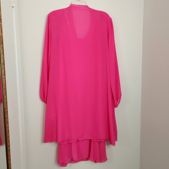 Benee by Lori Ann vintage 80s hot pink barbie dress set. Size 15-16 - Picture 2 of 14